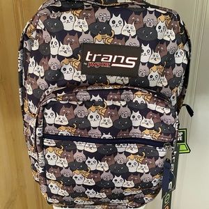 Trans JanSport 17" Backpack Catty Crowd Moonshine